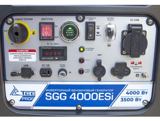 Бензогенератор инверторный SGG 4000ESi с блоком АВР цена
