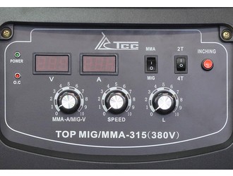 Инверторный сварочный аппарат полуавтомат TSS TOP MIG/MMA-315T купить